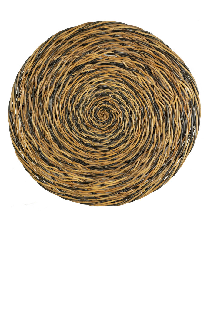 DECORACION PARED TILMI RATTAN NATURAL Y NEGRO