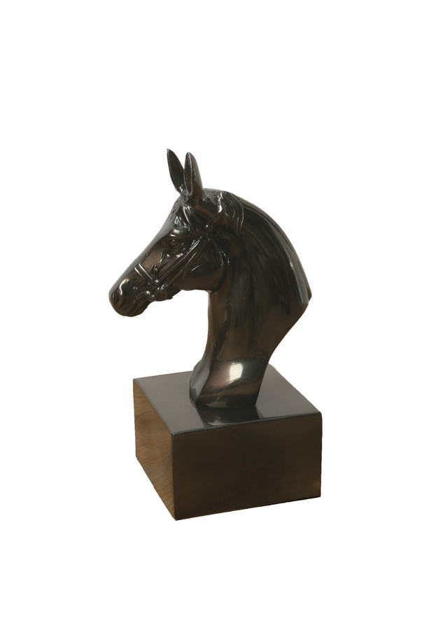 [431TK271] CABEZA CABALLO CON BASE ALUMINIO
