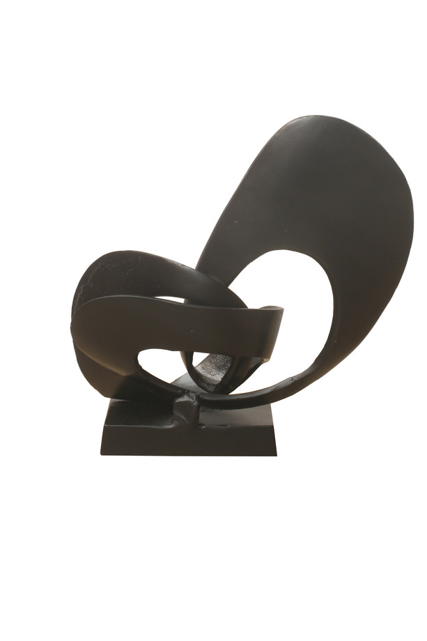 FIGURA ABSTRACTA ALUMINIO NEGRA
