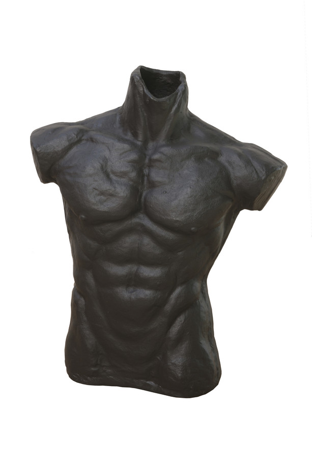 [530BI018] BUSTO HOMBRE ALUMINIO NEGRO