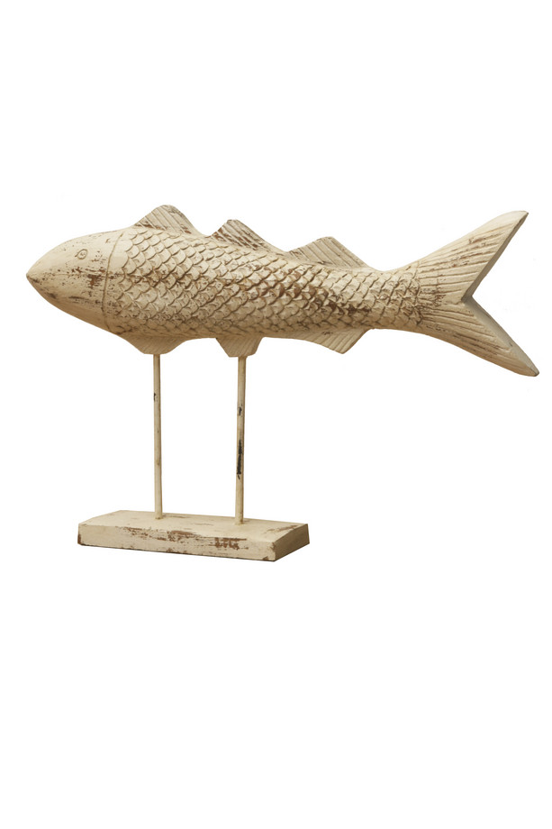 [536ML034] PEDESTAL PEZ MADERA BEIG/GRIS ANTIGUO