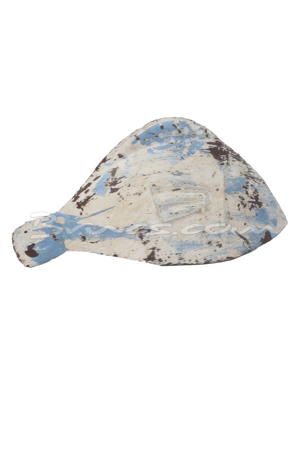 [536ML098] PEZ METAL BEIGE AZUL MEDIANO
