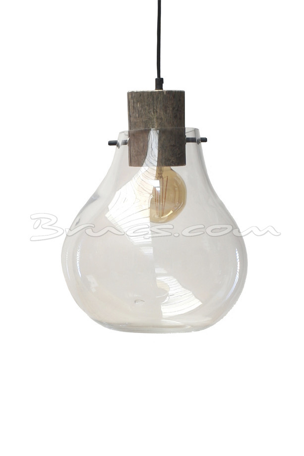 [568LD001] LÁMPARA GOTA CRISTAL CON BOMBILLA