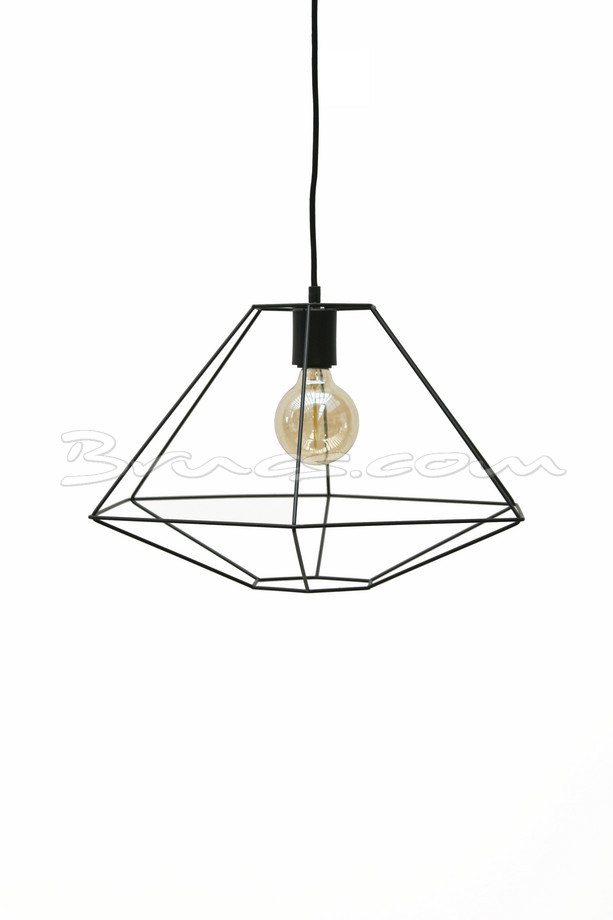 [568LD012] LÁMPARA TECHO MOD. MOSQUITO PQ. NEGRO C/ BOMB