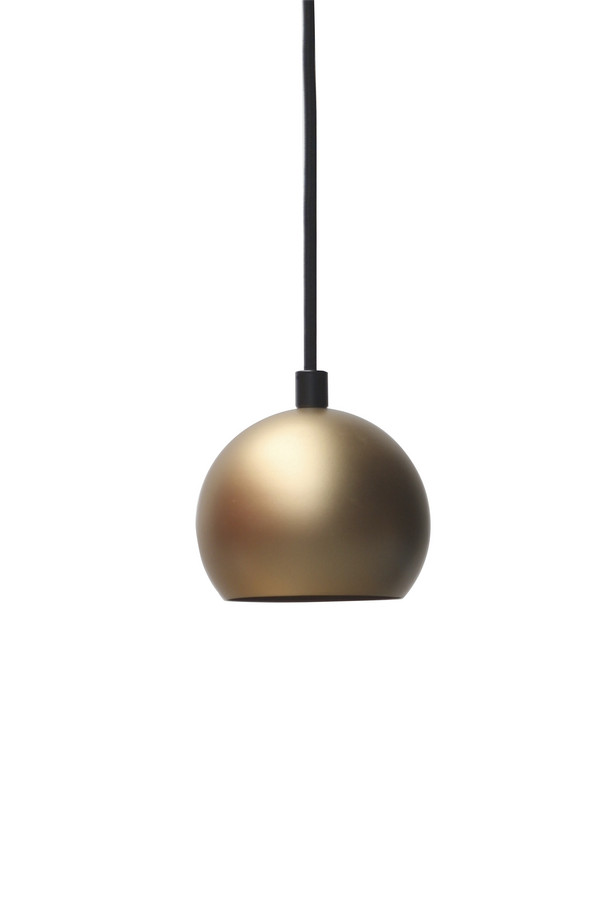 [568LD033] LÁMPARA TECHO BOLITA DORADA