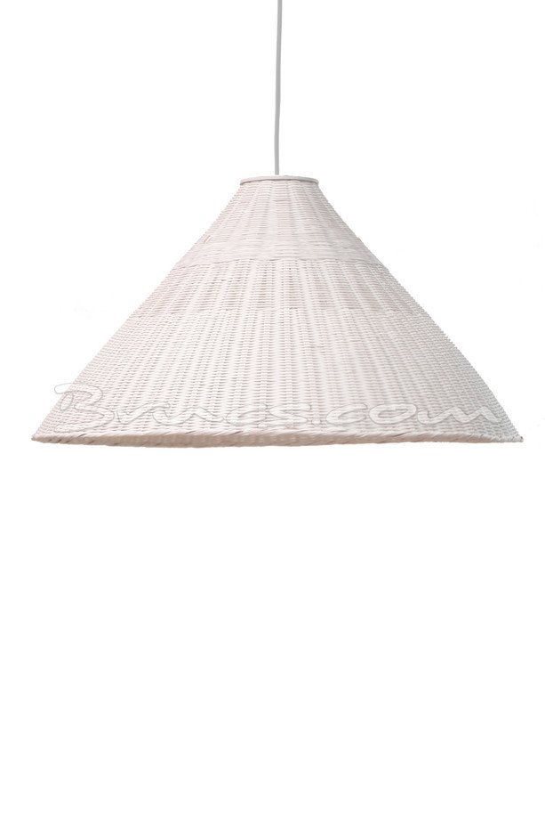 [646DP022] LÁMPARA CHIN BAMBÚ BLANCO