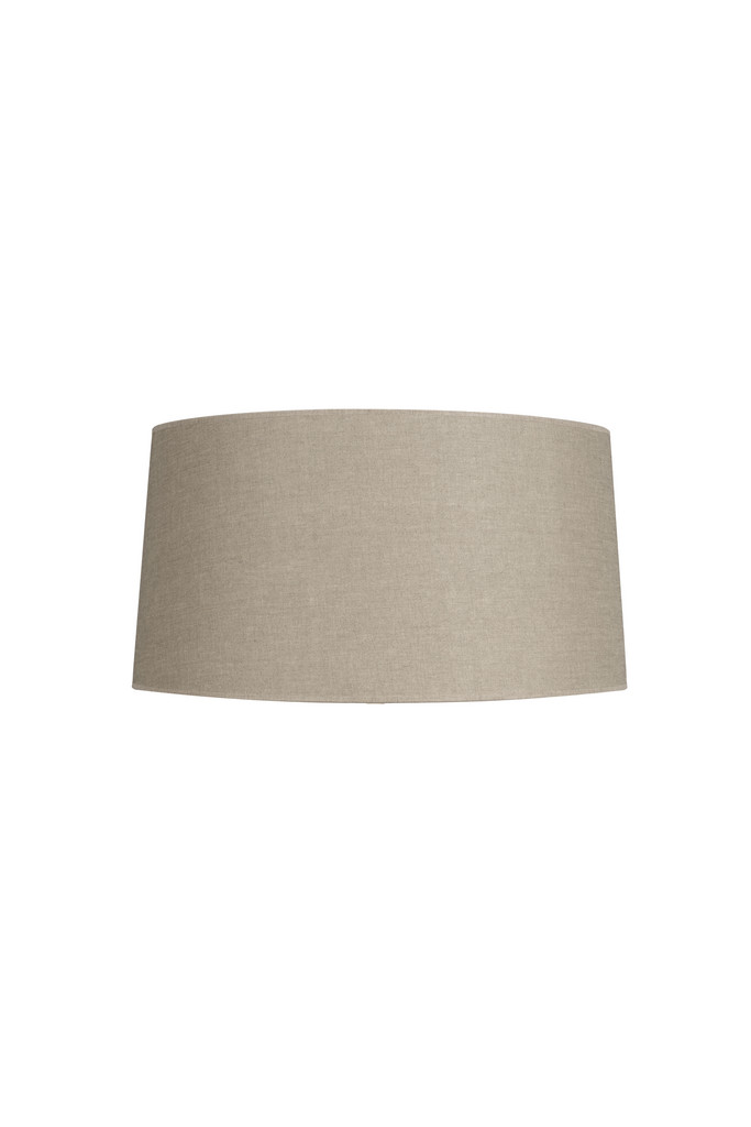 [310AR112] PANTALLA LINO OSCURO  55x50x29h cm