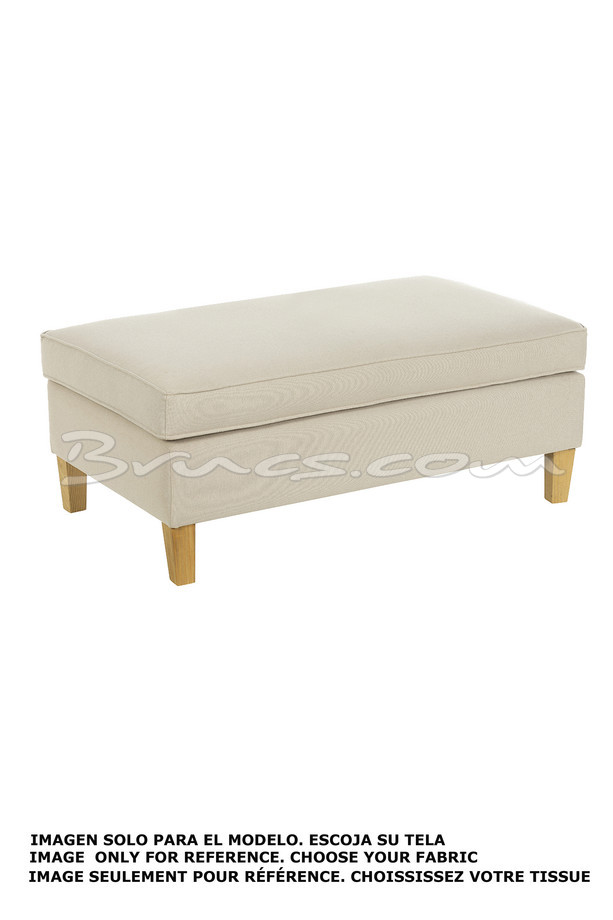 [511OS2801] BANQUETA CHILL-OUT 120 cm. TELA CLIENTE 4,00 mt