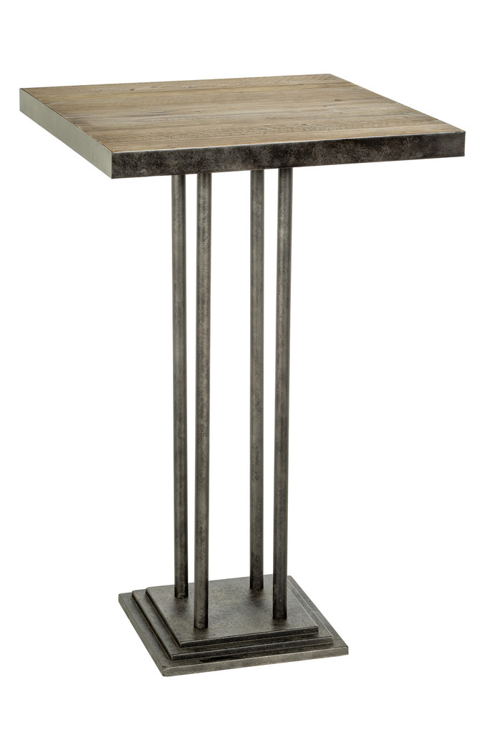 [377WB1086] MESA ALTA TIPING CLUB PINO Y HIERRO