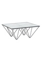 MESA CENTRO SURMA DE CRISTAL Y HIERRO