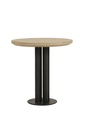 MESA AUXILIAR CRESTONE HIERRO Y ROBLE NATURAL