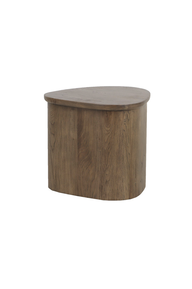 [377WB1467] MESA AUX. MERAK ROBLE COL.NOGAL