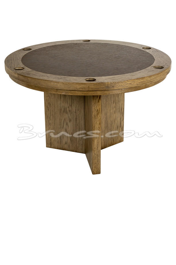 [377WB1198] MESA DE JUEGOS BEGAR ROBLE