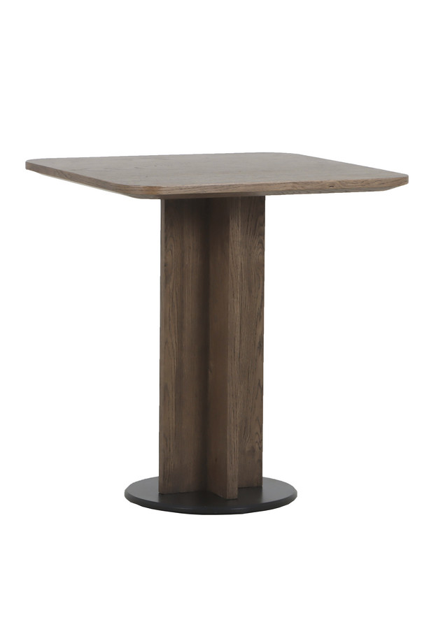 [377WB1489] MESA COMEDOR TARKINE ROBLE COL. NOGAL