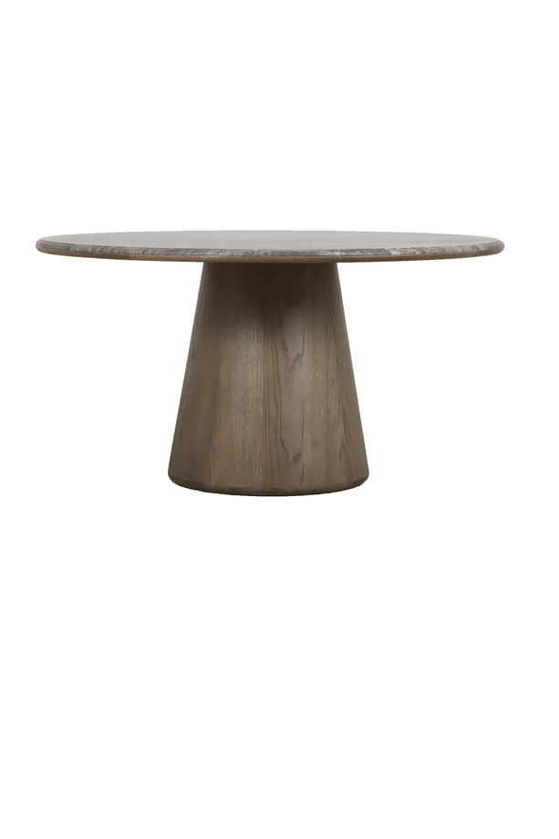MESA COMEDOR CANOPUS-M ROBLE COL. NOGAL Y TRAVERTI