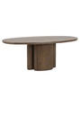 MESA COMEDOR OVALADA PROCYON ROBLE COLOR NOGAL