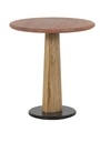 MESA COMEDOR REGULUS  ROBLE Y TRAVERTINO ROJO