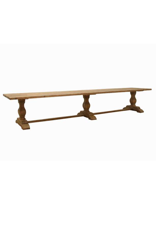 MESA COMEDOR HARSTAD  PINO RECT. XL