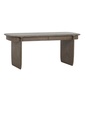 MESA CONSOLA HOWITT TRAVERTINO Y ROBLE COL. NOGAL