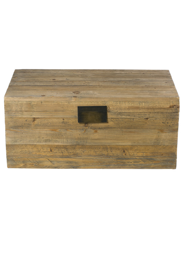 [377WB268] BAUL LAND GR. MADERA PINO ANTIGUO