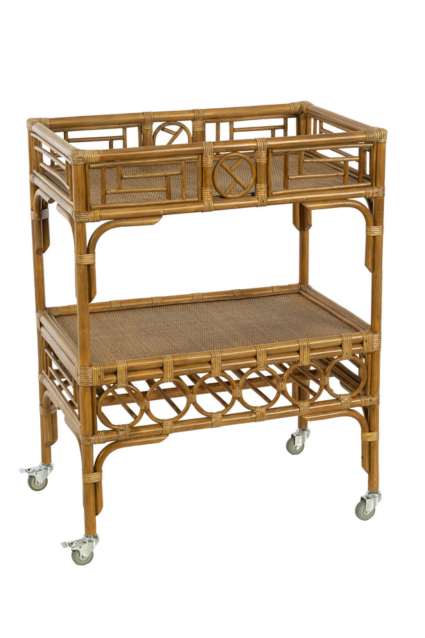 [514BA202] CARRO RATTAN NATURAL