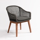 Sillón de teca y cuerda