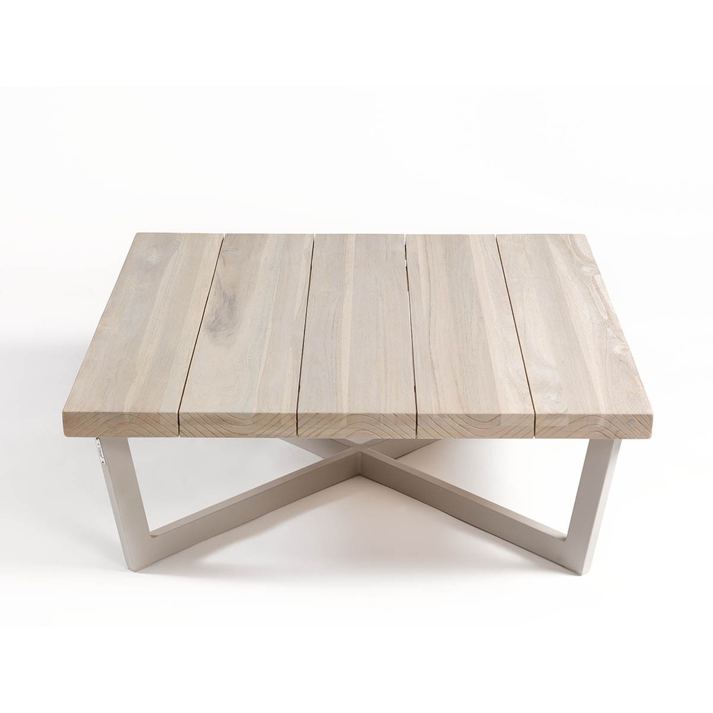 [IVORY] Mesa de centro cuadrada para exterior