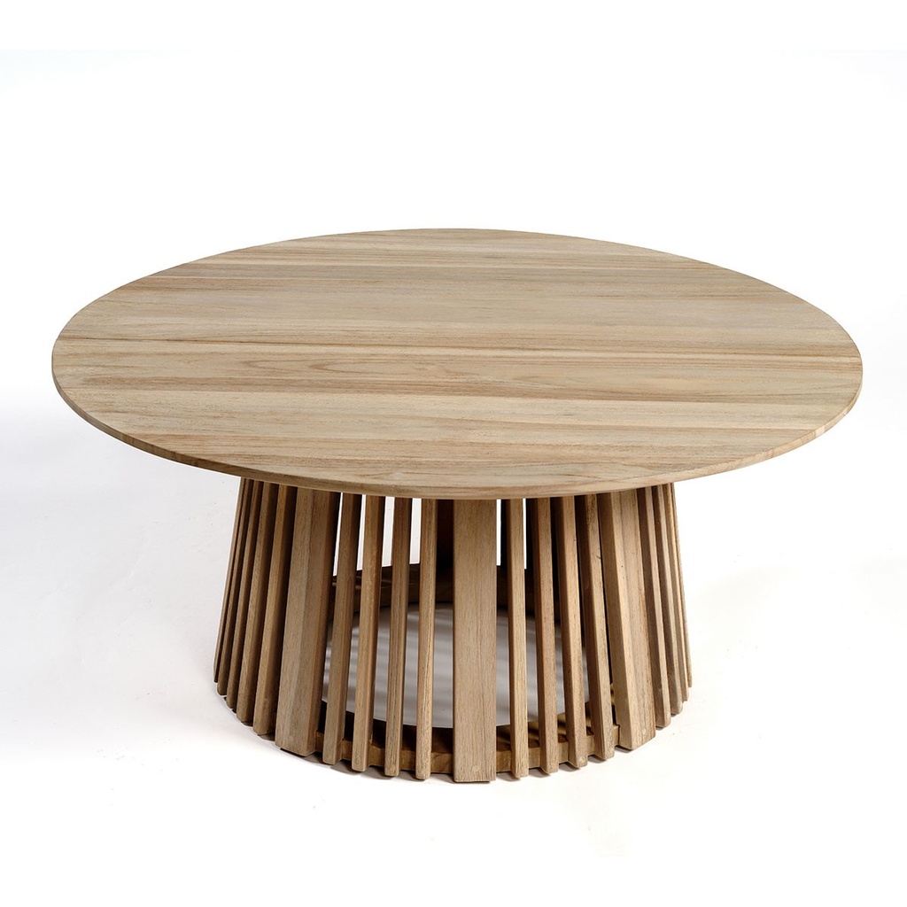 [NOA-1] Mesa de centro de exterior con pata central palillería 90