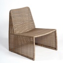 Sillón de ratán sintetico para exterior