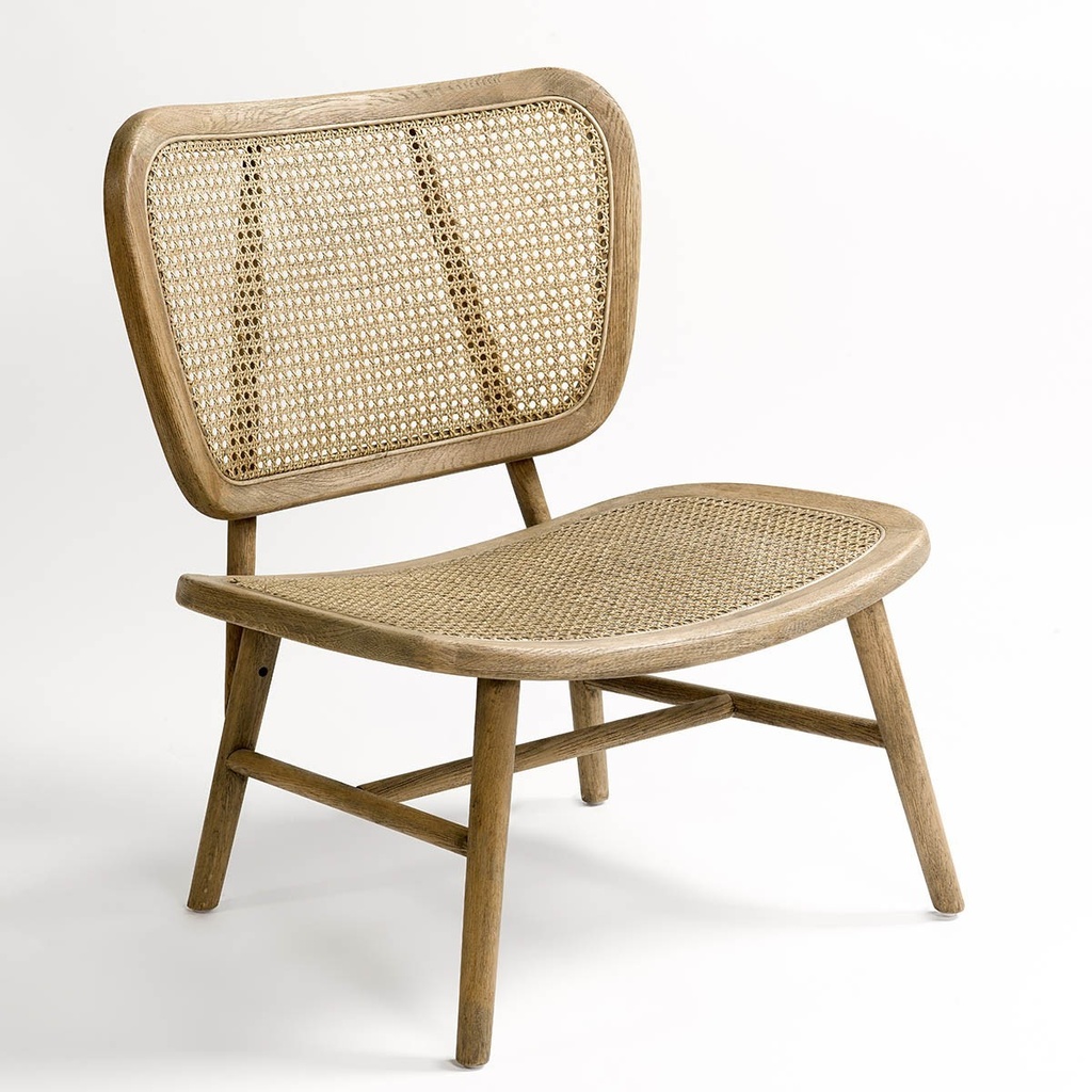 [ASTOR-1] Sillón de roble y rejilla natural