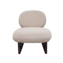 SILLON MADERA TAPIZADO BEIG CALIDO TEXTURIZADO (74X85X76)