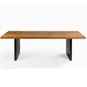 Mesa madera de roble y metal