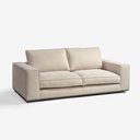 Sofá tapizado beige piedra 240