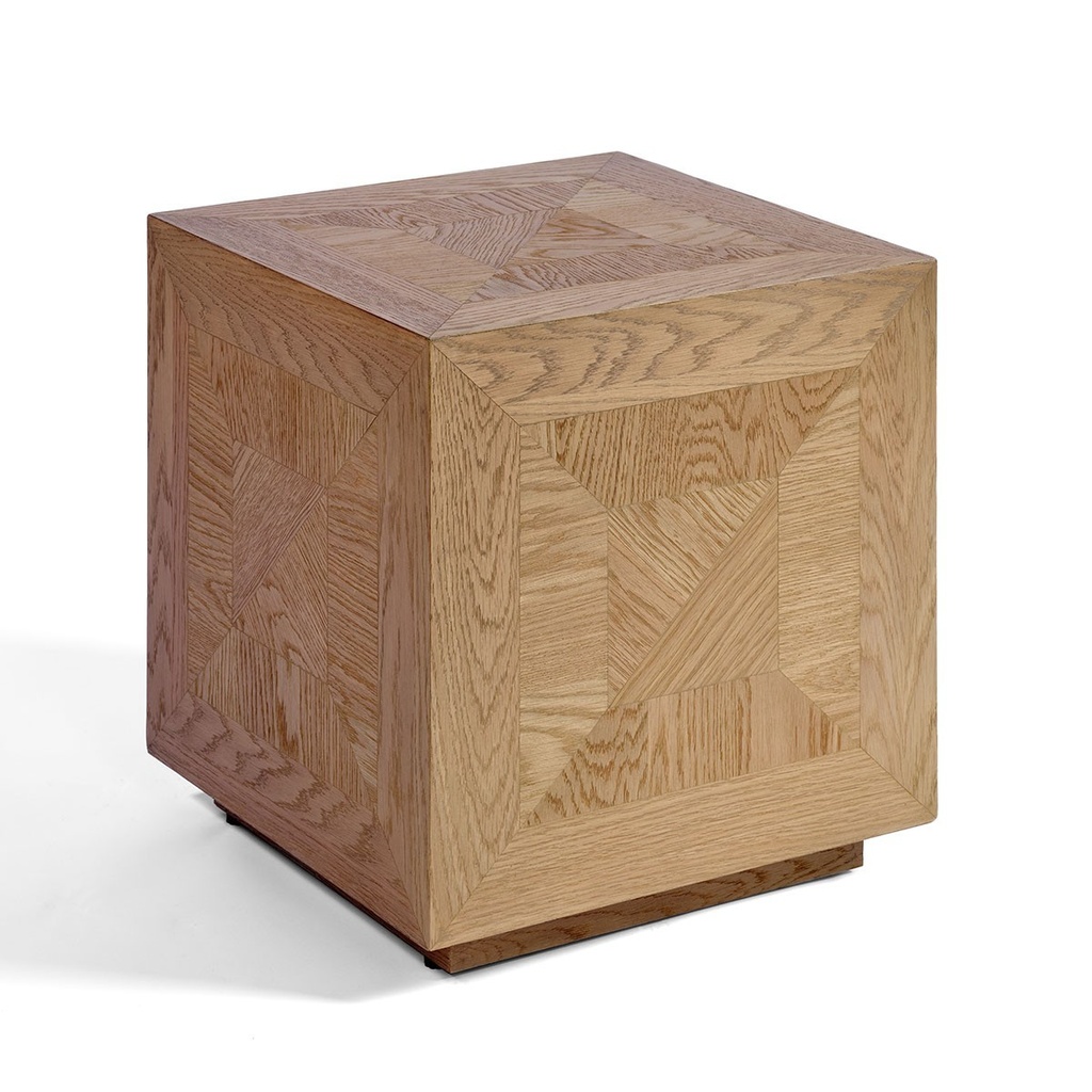 [TAK-1] Mesa auxiliar taco madera natural