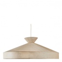 Lámpara colgante CAPELINE de lona de yute - Modelo grande - ⌀ 100 cm