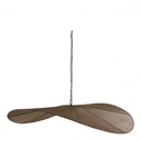 Lámpara colgante tejida ALBA marrón - ø 120 cm