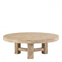 Mesa de Centro BAO de Olmo Reciclado - Modelo Grande - ø 105 cm - Natural