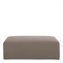 Otomana LOU en terciopelo de algodón para sofá LOU ​​- Taupe