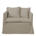 GABRIEL Sillón de lino - Beige