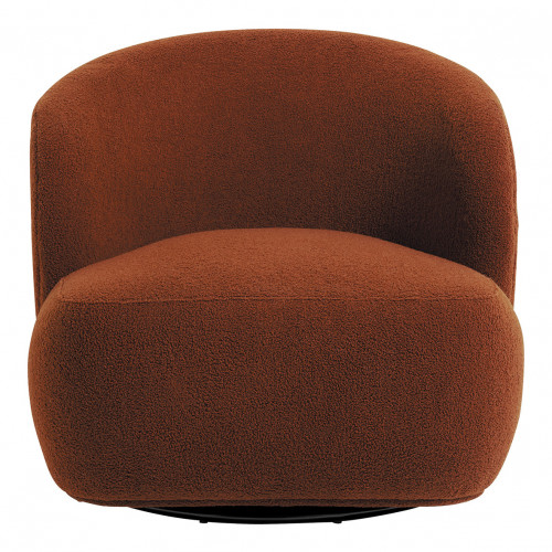 Sillón LISETTE en Bouclé - Terracota