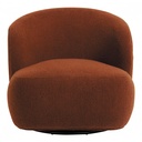 Sillón LISETTE en Bouclé - Terracota