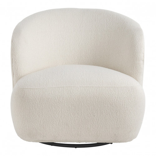 [FAU-LISEBC] Sillón giratorio LISETTE de Boucle - Crema