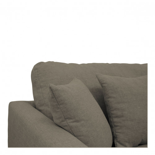 Funda de sofá ANGIE de lino - Taupe