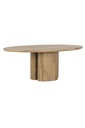 MESA COMEDOR OVALADA PROCYON ROBLE NATURAL