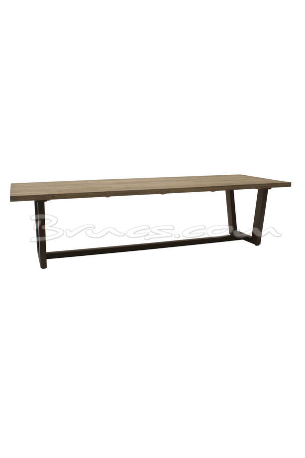 MESA COMEDOR LOBATUS TEKA Y ALUMINIO