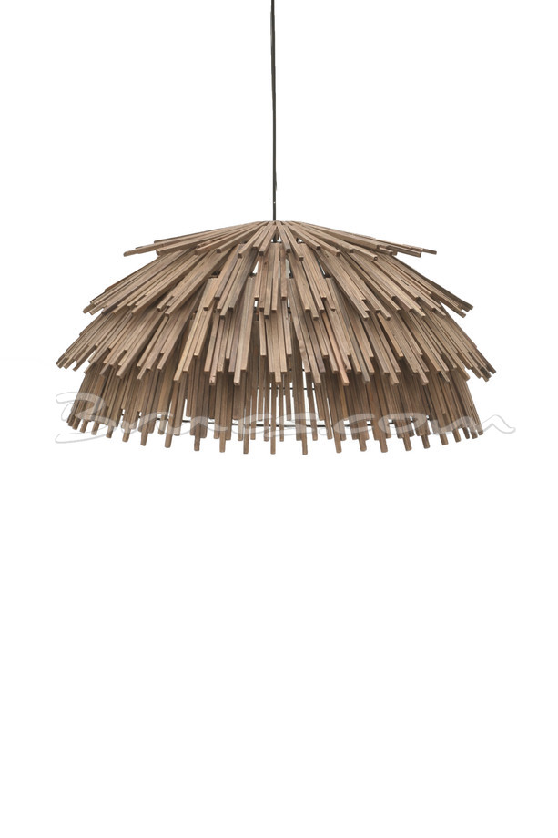 [669DA003] LÁMPARA BRAZZAVILLE PINO  RECICLADO GR. C/ LED