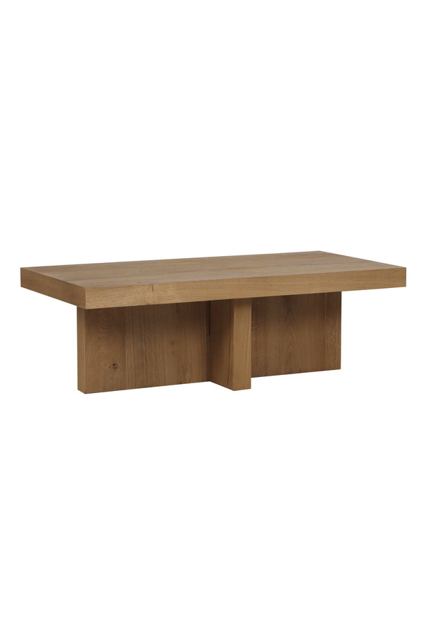 [377WB1609] MESA CENTRO YERADA ROBLE NATURAL