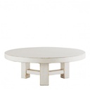 BAO Recycled Elm Coffee Table - Large Model - ø 105 cm - White