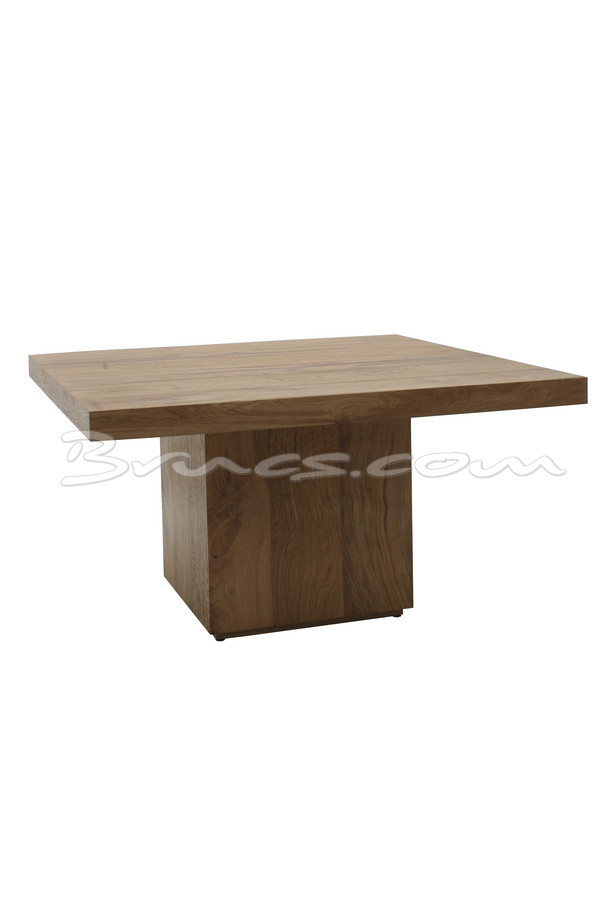 [377WB1586] MESA COMEDOR CUADRADA GEIKIE ROBLE CHAPADO