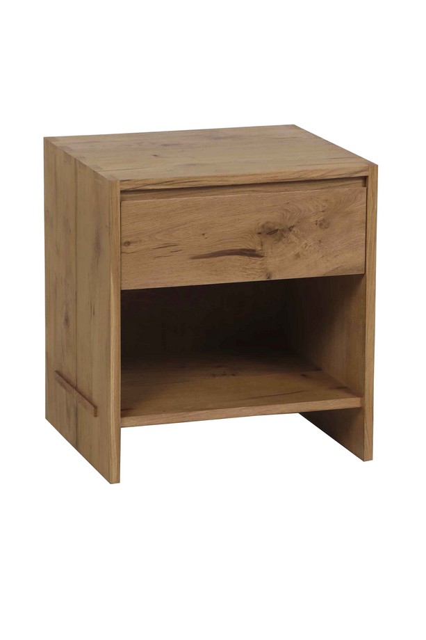 [377WB1604] MESITA DE NOCHE GAFAIT ROBLE NATURAL C/ 1 CAJÓN